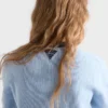 Πουλόβερ κασμίρ με στρογγυλό λαιμό Πουλόβερ κασμίρ με στρογγυλό λαιμό