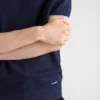 Πουλόβερ με κοντά μανίκια από μετάξι και βαμβάκι Πουλόβερ με κοντά μανίκια από μετάξι και βαμβάκι