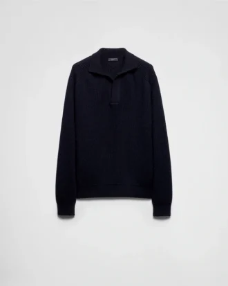 Πουλόβερ πόλο από κασμίρ σε oversized μέγεθος
