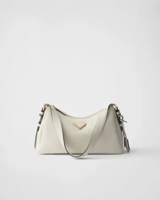 Prada Aimae Μεσαίου Μεγέθους Δερμάτινη Τσάντα Ώμου