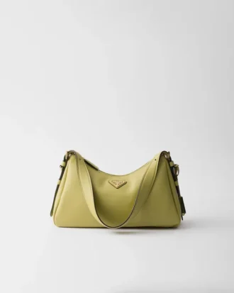 Prada Aimae Μεσαίου Μεγέθους Δερμάτινη Τσάντα Ώμου