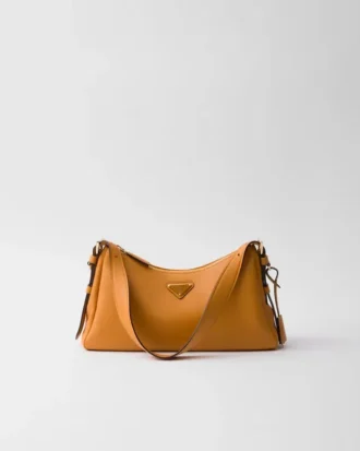 Prada Aimae Μεσαίου Μεγέθους Δερμάτινη Τσάντα Ώμου