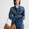 Prada Aimae Μεσαίου Μεγέθους Δερμάτινη Τσάντα Ώμου