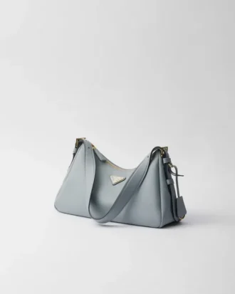 Prada Aimae Μεσαίου Μεγέθους Δερμάτινη Τσάντα Ώμου
