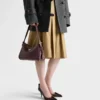 Prada Aimae Μεσαίου Μεγέθους Δερμάτινη Τσάντα Ώμου