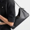 Prada Aimae Μεσαίου Μεγέθους Δερμάτινη Τσάντα Ώμου