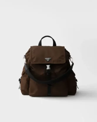 Prada Explore Σακίδιο πλάτης από Re-Nylon και δέρμα