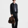 Prada Explore Σακίδιο πλάτης από Re-Nylon και δέρμα