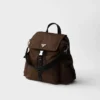 Prada Explore Σακίδιο πλάτης από Re-Nylon και δέρμα