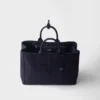Prada Jardiniare Εξαιρετικά μεγάλη τσάντα από βαμβακερό καμβά Prada Jardiniare Εξαιρετικά μεγάλη τσάντα από βαμβακερό καμβά