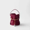 Prada Petit Sac Noir Μίνι τσάντα τύπου μπουκέτο από δέρμα νάπα Prada Petit Sac Noir Μίνι τσάντα τύπου μπουκέτο από δέρμα νάπα
