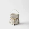 Prada Petit Sac Noir Μίνι τσάντα τύπου μπουκέτο από δέρμα νάπα Prada Petit Sac Noir Μίνι τσάντα τύπου μπουκέτο από δέρμα νάπα
