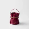 Prada Petit Sac Noir Μίνι τσάντα τύπου μπουκέτο από δέρμα νάπα Prada Petit Sac Noir Μίνι τσάντα τύπου μπουκέτο από δέρμα νάπα