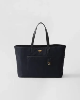 Prada Re-Edition 1978 Μεγάλη τσάντα tote από Re-Nylon και δέρμα Saffiano