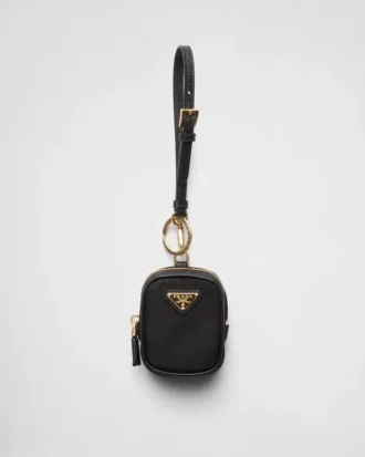 Prada Re-Edition 1978 Re-Nylon Mini-Pouch με μπρελόκ