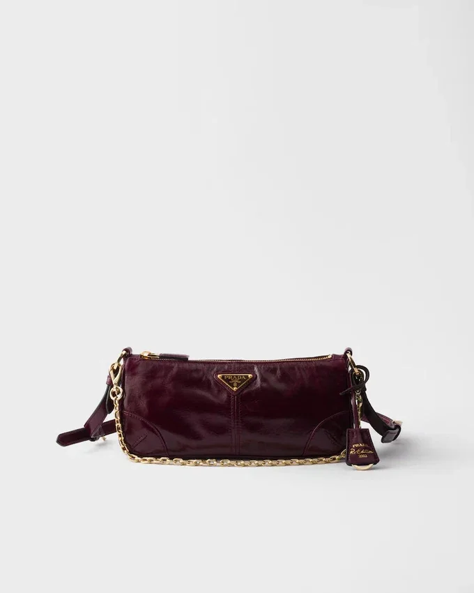 Prada Re-Edition 2002 Μεσαίου Μεγέθους Δερμάτινη Τσάντα Ώμου Prada Re-Edition 2002 Μεσαίου Μεγέθους Δερμάτινη Τσάντα Ώμου