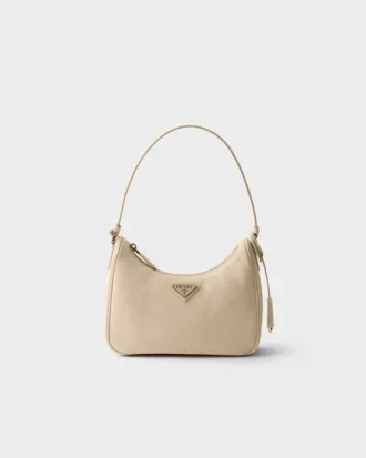 Prada Re-Edition 2005 Μίνι τσάντα από δέρμα Nubuck και Saffiano