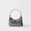 Prada Re-Edition 2005 Μίνι τσάντα από σατέν με κρύσταλλα Prada Re-Edition 2005 Μίνι τσάντα από σατέν με κρύσταλλα