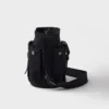 Prada Route Mini Τσάντα τύπου μπουκέτο από καμβά και δέρμα Prada Route Mini Τσάντα τύπου μπουκέτο από καμβά και δέρμα