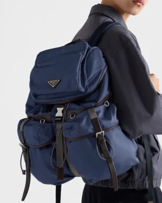 Σακίδιο πλάτης από Re-Nylon και δέρμα Σακίδιο πλάτης από Re-Nylon και δέρμα