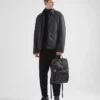 Σακίδιο πλάτης από Re-Nylon και δέρμα Saffiano Σακίδιο πλάτης από Re-Nylon και δέρμα Saffiano