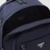 Σακίδιο πλάτης από Re-Nylon και δέρμα Saffiano Σακίδιο πλάτης από Re-Nylon και δέρμα Saffiano
