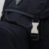 Σακίδιο πλάτης από Re-Nylon και δέρμα Saffiano Σακίδιο πλάτης από Re-Nylon και δέρμα Saffiano