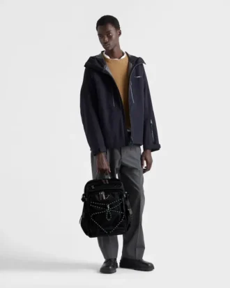 Σακίδιο πλάτης Prada Speedrock από Re-Nylon και δέρμα
