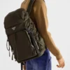 Σακίδιο πλάτης Prada Speedrock από Re-Nylon και δέρμα