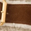 Σανδάλια από σουέτ και shearling Σανδάλια από σουέτ και shearling
