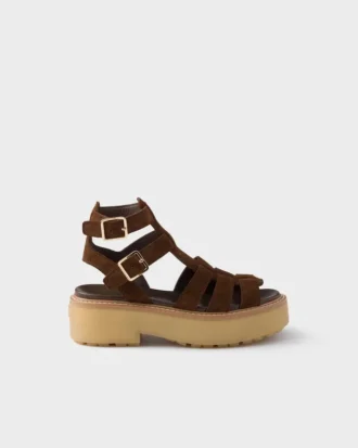 Σανδάλια Gladiator από σουέτ