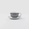 Σετ δύο πορσελάνινων φλιτζανιών τσαγιού – Checkerboard Σετ δύο πορσελάνινων φλιτζανιών τσαγιού – Checkerboard