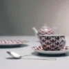Σετ δύο πορσελάνινων φλιτζανιών τσαγιού – Vienna Red Σετ δύο πορσελάνινων φλιτζανιών τσαγιού – Vienna Red