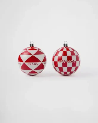 Σετ γυάλινων χριστουγεννιάτικων διακοσμητικών Σετ γυάλινων χριστουγεννιάτικων διακοσμητικών