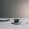 Σετ τεσσάρων πορσελάνινων φλιτζανιών εσπρέσο – Σκακιέρα Σετ τεσσάρων πορσελάνινων φλιτζανιών εσπρέσο – Σκακιέρα