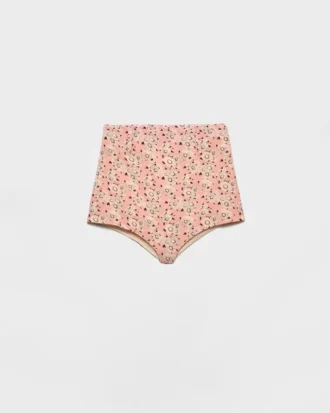 Σλιπ από ζορζέτ με floral print Σλιπ από ζορζέτ με floral print