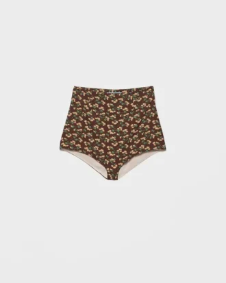 Σλιπ από ζορζέτ με floral print Σλιπ από ζορζέτ με floral print