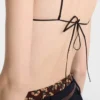 Σουτιέν από ζορζέτα με floral print Σουτιέν από ζορζέτα με floral print