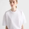 Τ-shirt από τζέρσεϊ σε oversized γραμμή Τ-shirt από τζέρσεϊ σε oversized γραμμή