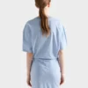 Τ-shirt από τζέρσεϊ σε oversized γραμμή Τ-shirt από τζέρσεϊ σε oversized γραμμή