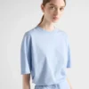 Τ-shirt από τζέρσεϊ σε oversized γραμμή Τ-shirt από τζέρσεϊ σε oversized γραμμή