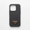 Θήκη από δέρμα Saffiano για iPhone 15 Pro Θήκη από δέρμα Saffiano για iPhone 15 Pro