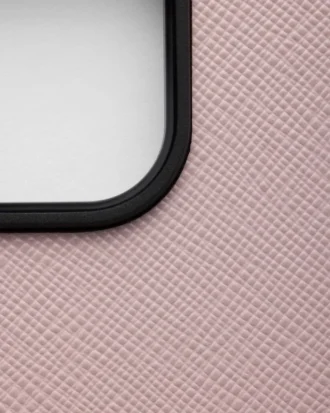 Θήκη από δέρμα Saffiano για iPhone 16 Pro