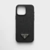 Θήκη από δέρμα Saffiano για iPhone 16 Pro Max Θήκη από δέρμα Saffiano για iPhone 16 Pro Max