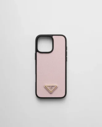 Θήκη από δέρμα Saffiano για iPhone 16 Pro Max