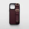 Θήκη από δέρμα Saffiano για iPhone 16 Pro Max Θήκη από δέρμα Saffiano για iPhone 16 Pro Max