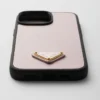 Θήκη από δέρμα Saffiano για iPhone 16 Pro Max Θήκη από δέρμα Saffiano για iPhone 16 Pro Max