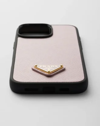 Θήκη από δέρμα Saffiano για iPhone 16 Pro Max