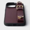 Θήκη από δέρμα Saffiano για iPhone 16 Pro Max Θήκη από δέρμα Saffiano για iPhone 16 Pro Max