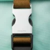 Τσάντα ώμου από παλαιωμένο Re-Nylon και δέρμα Τσάντα ώμου από παλαιωμένο Re-Nylon και δέρμα
